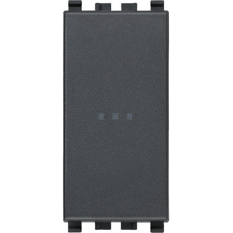 Interruttore 1P 16AX assiale grigio vimar Eikon 20101