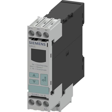Relais de contrôle pour tensions monophasées 24 à 240 V DC/AC N/A Siemens 3UG46311AW30 (1/2)