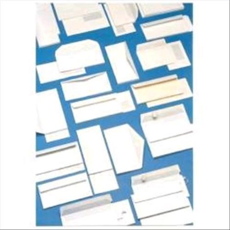 Blasetti Buste Bianche Campidoglio 80 g/m² Senza Finestra Lembo Gommato 7,5x11,2 cm - Confezione da 500