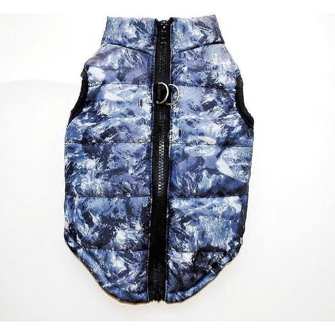 Hundebekleidung Welpen-Outfit Weste Warme Hundebekleidung für kleine Hunde Winter Winddichte Haustier-Hundejacke Mantel 8 (1/5)