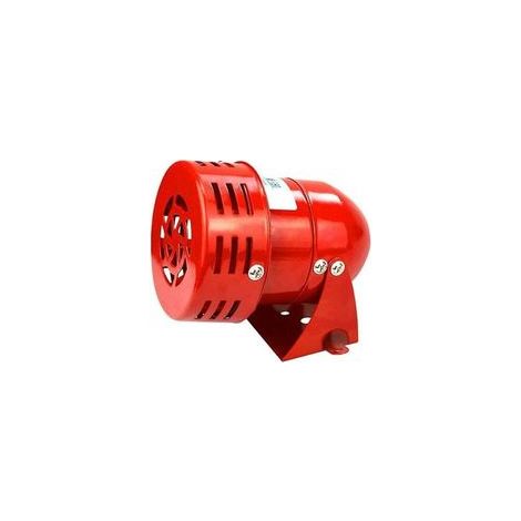Sirène alarme 220V puissante sirène extérieure alarme 120dB rouge moteur fil Sirne métal corne industrie bateau alarme Ruikalucky (1/4)