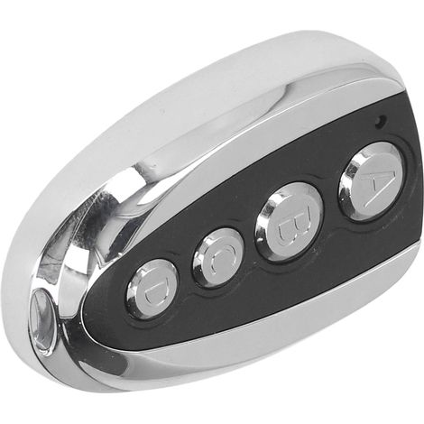 Télécommande pour porte de garage 433MHz 4 boutons antivol avec porte-clés pour rideaux et portes système de sécurité (1/5)
