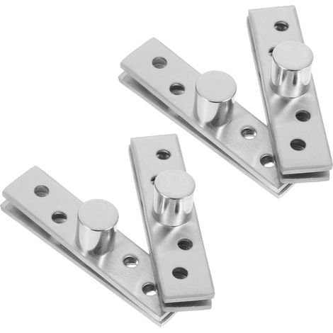 4pièces Lot de Charnières Pivotantes Invisibles (1/5)