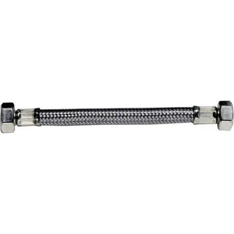 Flessibile in acciaio inox femmina femmina dn10 cm 30 f.f.3/8 FLEXA