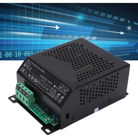 Chargeur de batterie LBC2403 pour groupes électrogènes diesel 100-240 V (1/5)