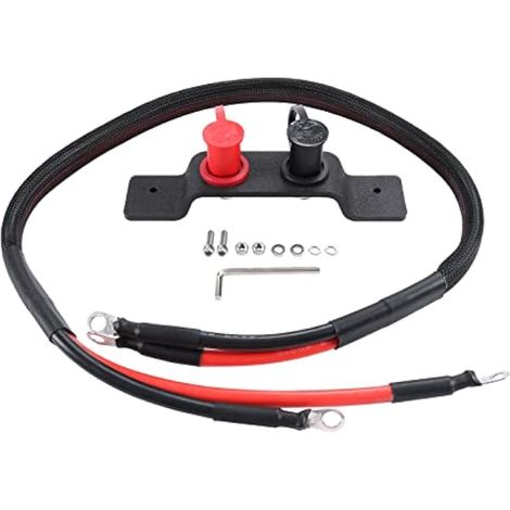 Poteau de démarrage de batterie avec câbles haute tension résistants à l'eau pour Can Am Maverick X3 - S'adapte dans les trous et le matériel d'usine (1/5)