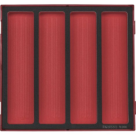 Tray Foam2 tray vide avec 4 compartiments Teng Tools TED00 (1/2)