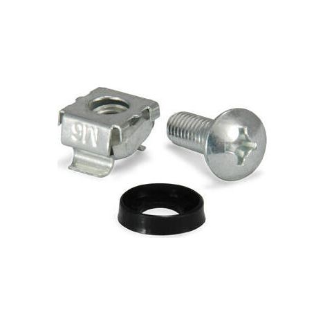 Equip M6 Kit de Montaje Aluminio Negro 50 Tornillos (1/4)
