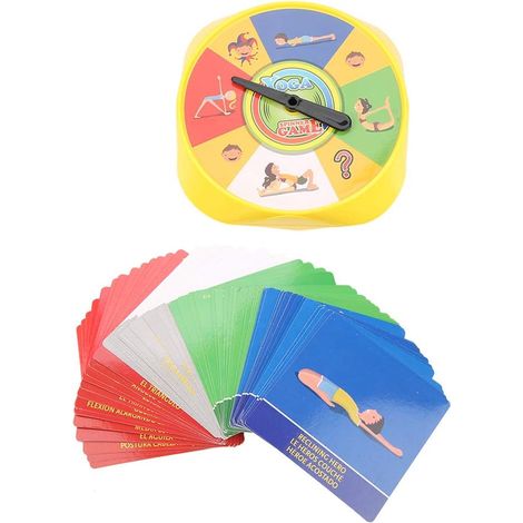 Cartes Flash de Yoga pour Enfants Jeu Interactif de Yoga Familial, Cartes de Pose Durables pour Les Tout-Petits et Les Enfants (1/5)