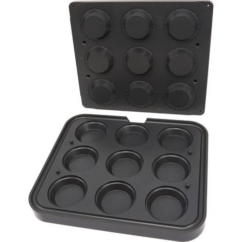 Moule à Tartelette - Rond - 89/65 mm - 9 pièces - Maxima