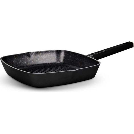Grill 28cm Fonte D'aluminium Anti Adhésif Tfi Brass Kitchencook