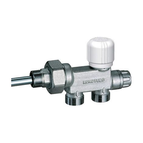 VALVOLA MONOTUBO TERMOSTATIZZABILE CROMATA (FAR)- 3/4 x 12- FAR- pezzi 1
