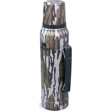 Stanley Classic Legendary Thermos 1L - Mantiene La Temperatura 24 Ore (Caldo/Freddo) - Borraccia Termica - Senza BPA - Acciaio Inox - Termos - Bottomland Mossy Oak