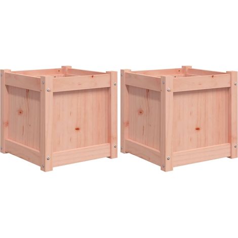 Maison Exclusive - Jardinières 2 pcs bois massif douglas