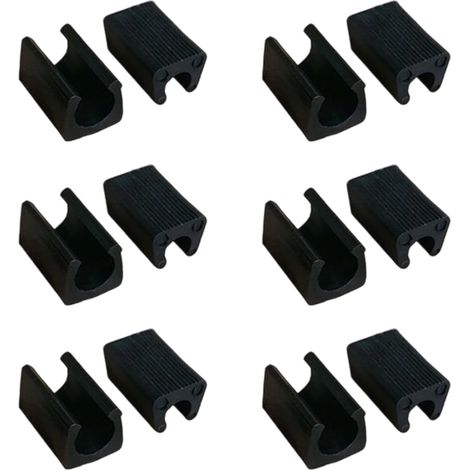 12 protectores de silicona para patas, antideslizantes, para proteger el suelo y reducir el ruido, para sillas y mesas, 10 mm (1/5)