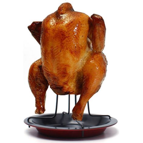Chicken grill for the oven, height: 19 cm, stainless steel/steel, black (1/5)
