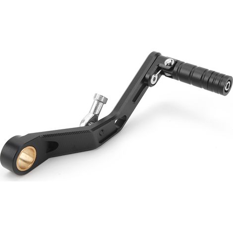 Verstellbarer, klappbarer Motorrad-Schalthebel, Schalthebel aus Aluminiumlegierung, passend für F800GS, F700GS und F650GS, schwarz (1/5)