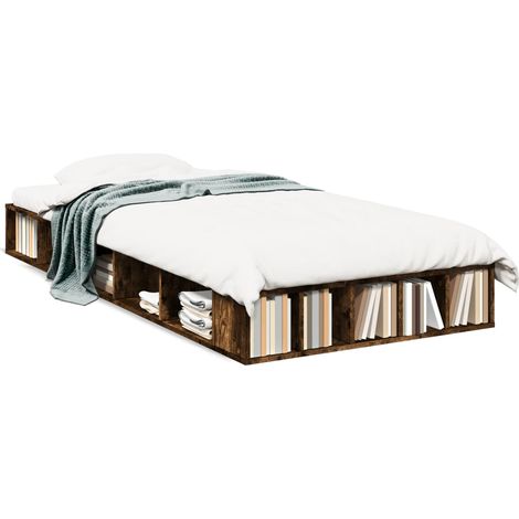 Maison Exclusive - Estructura de cama madera de ingeniería roble