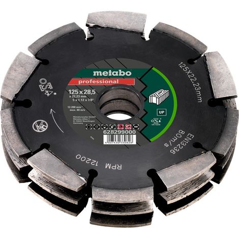 Metabo 628299000 Nutfräser Hartmetall Länge 175 mm Produktabmessung, Ø 125 mm 1 Stück (1/3)