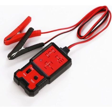 Testeur de Relais Automobile, Testeur de Relais Electronique 12V, Voiture Batterie Checker avec Clips, Outil de diagnostic professionnel danalyseur de relais automatique (1/4)