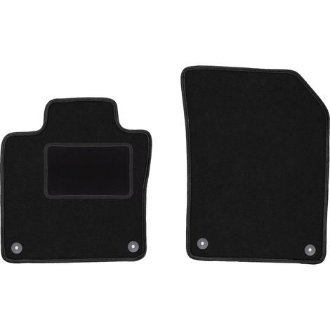 Tapis avant noirs pour : Volvo XC60 II SUV (2017-) (1/5)