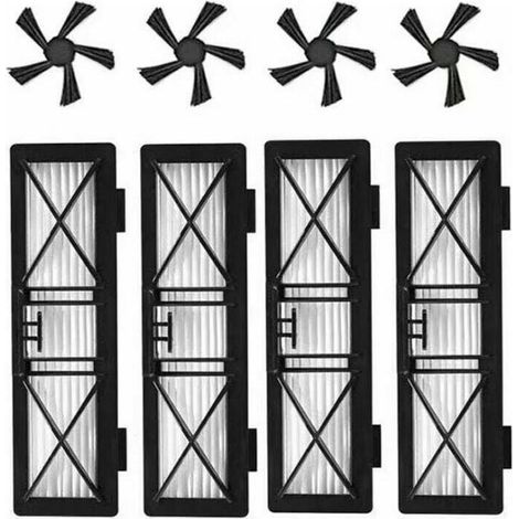 Ultra Performance Filter- und Seitenbürsten-Ersatzset für Neato Connected D3 D4 D5 D6 D7 Botvac D75 D80 D80 Series und Botvac 70e 75 80 85 Robotics (1/4)