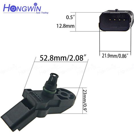 Applicable au capteur de pression Peugeot 0261230043 9639381480 (1/5)
