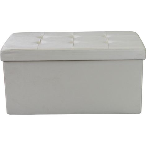 IRO - pouf rettangolare in velluto (1/4)