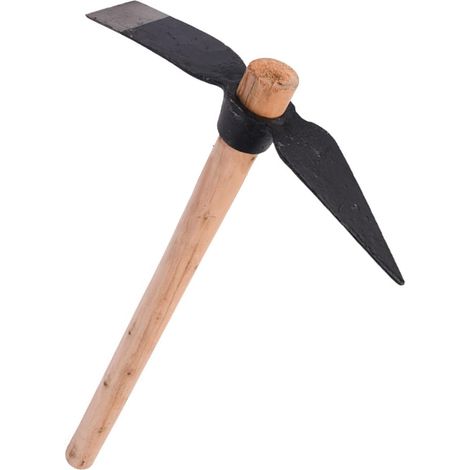 Pioche de Jardin, Outils de Retournement et de Désherbage, Conception à Double Tête, Pioche de Désherbage, Moulage intégré, Pioche de Jardin pour Creuser, Désherber, Semer (1/5)