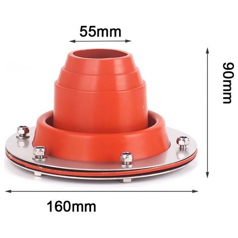 Kit de cric de poêle pour tente, toit flexible, tube de toiture en métal en silicone, clignotant, résistance aux hautes températures, dispositif anti-brûlure, cheminée