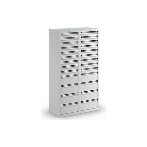 Cajonera  H x A x P 1800 x 1000 x 500 mm  18 cajones de 100 mm