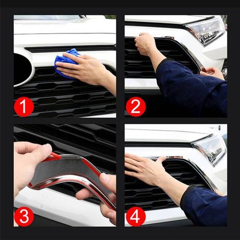 1 set, color: silver, material: ABS, suitable for Toyota RAV4 XA50 2019 2020 2021. (1/5)