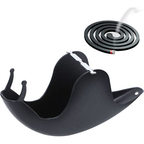 Support Bobine Moustique, Porte Encens Répulsif, Le Noir Spirale Moustique, Support Anti Insectes Portable, Porte Bobine Anti Moustiques, pour La Maison, Chambre à Coucher, l'Extérieur (1/5)