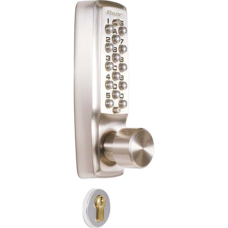 Lokod – Serrure à code Keylex 2000 axe 60mm pour épaisseur de porte 30 à 45mm – Boîtier anti-vandalisme – 22103 (1/3)