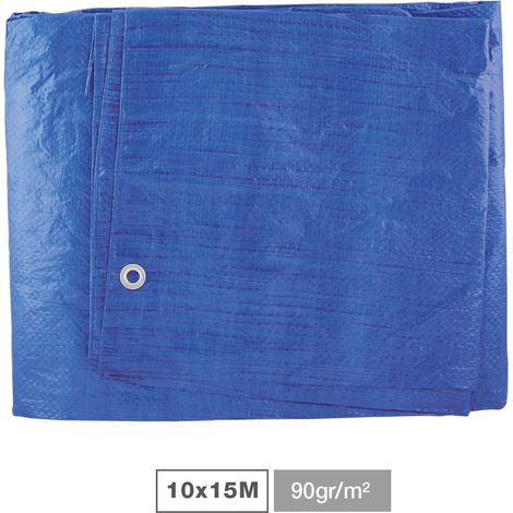 Toldo 90gr 10x15M Azul (1/4)