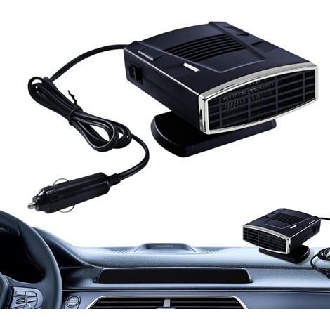 Dégivreur de pare-brise de voiture - Chauffage de désembuage rapide - Dégivreur portable pour l'hiver - Ventilateur de chauffage de voiture 12 V - Dégivreur de pare-brise à chauffage (1/5)