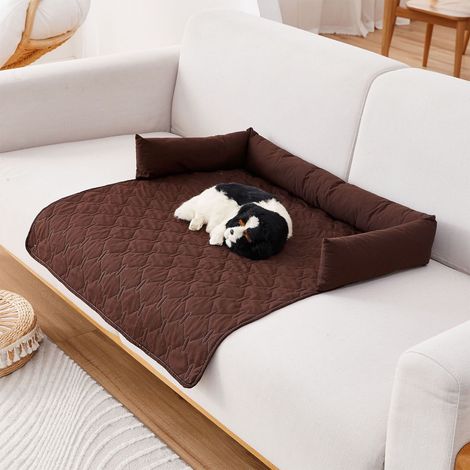 Tapis D'Entraînement Pour Animaux - Imperméable - Séchage Rapide - Lavable - Réutilisable - 75x75 cm - Café (1/5)