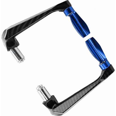 Universeller 7/8-Zoll-Motorradlenker, Aluminiumlegierung, blauer Bremsschutz (1/5)