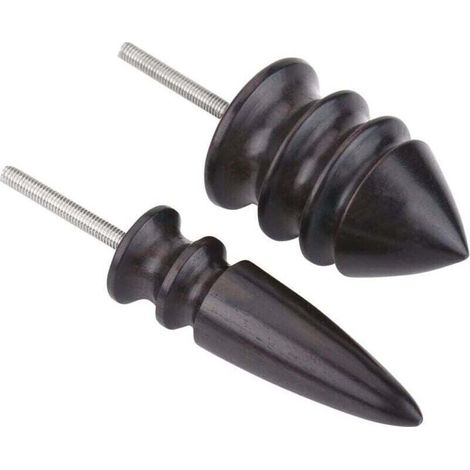 Herramienta de 2 piezas para afilar y pulir cuero, pulidor de cuero, herramienta para tornear cuero, bruñidor de bordes, taladro, taladro manual, torno - Crezuo