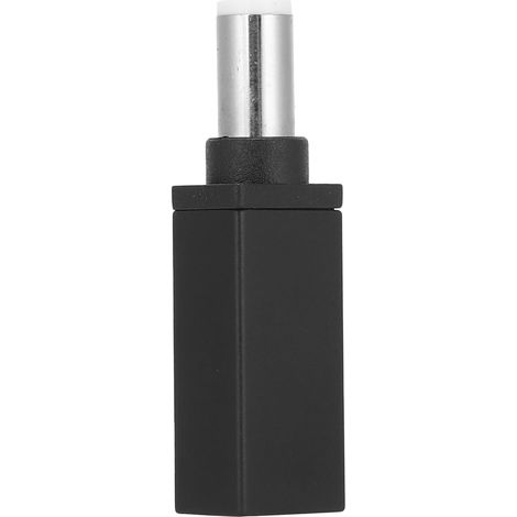 Adaptateur USB-C femelle vers connecteur mâle CC droit 7,4 x 5,0 mm pour ordinateur portable Dell, charge PD 19,5 V (1/5)