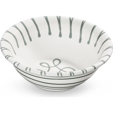 Gmundner Keramik Graugeflammt Salatschüssel (Ø 20cm) (1/3)