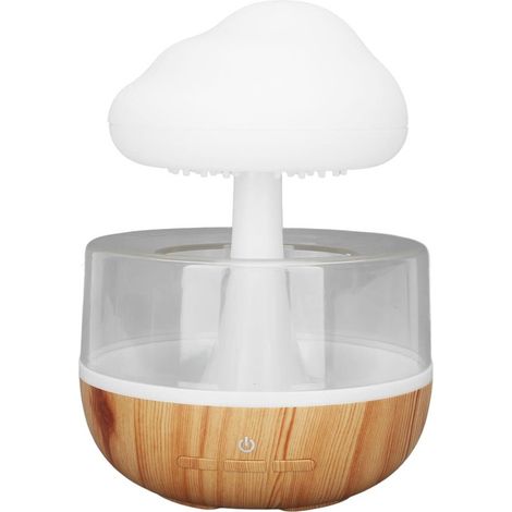 Luftbefeuchter „Regenwolke“ mit 7 Farben,500 ml Luftbefeuchter in Pilzform,2-in-1-Funktion,einstellbarer Wasserdurchfluss (1/5)