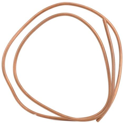 BUNTHAUS Bobine flexible en tube de cuivre C1100 T2 de 2 m, adaptée aux climatiseurs et réfrigérateurs, diamètre extérieur 8 mm / diamètre intérieur 6 mm (1/5)