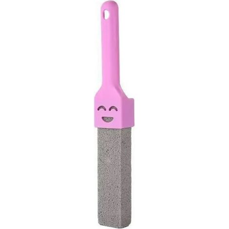 Pierre ponce pour nettoyage WC, brosse avec manche, pierre ponce (1/5)