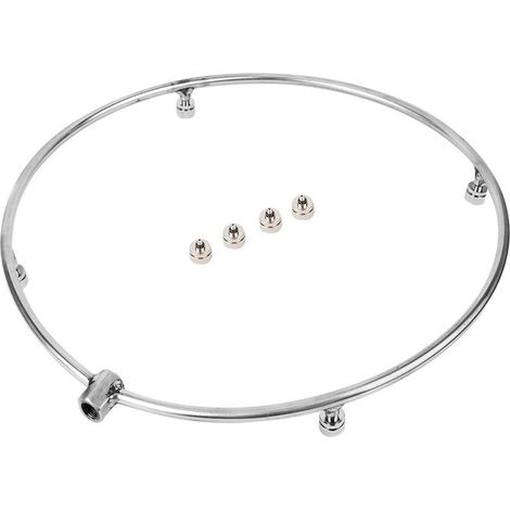 Anillo nebulizador de acero inoxidable de 3/16", juego de 4 boquillas para sistema de refrigeración exterior - KZQ (1/4)