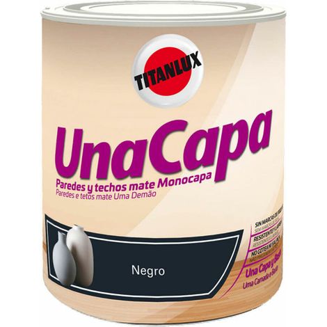 Vernice ecologica per plastica, monostrato, nera 750 ml