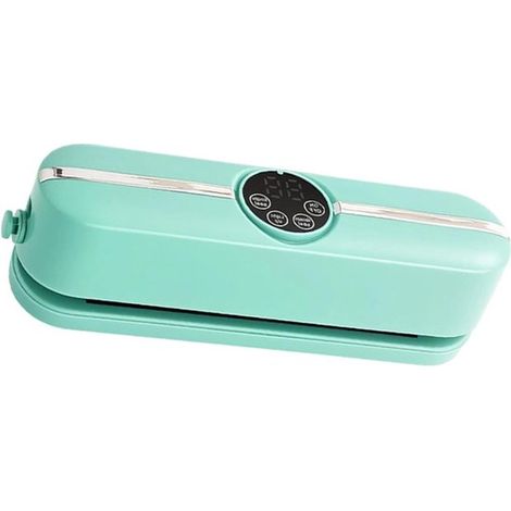 Mini máquina de vacío - Selladora portátil - Conservador de alimentos - Diseño compacto recargable - No especificado - Rosa Roja