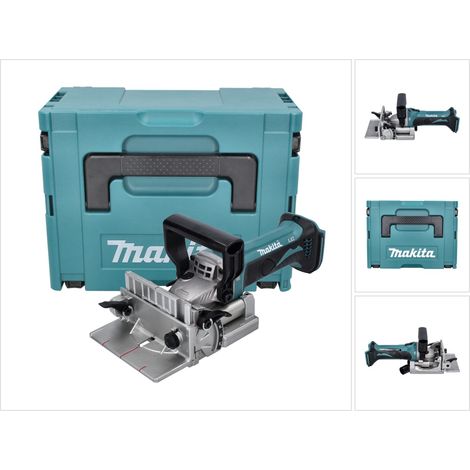 Makita – Machine à rainurer sans fil 18V 100 mm – Profondeur de fraisage 20 mm – Moteur Brushless – Coffret Makpac