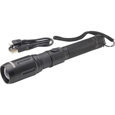 TORCIA LED A BATTERIA RICARICABILE CON ZOOM MAURER (1/3)