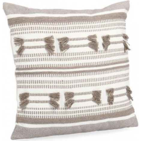Set 4 Cuscini Cotone Verde Boho da Interno 45x47 cm - MEI-XIU - Colore: Verde (1/4)